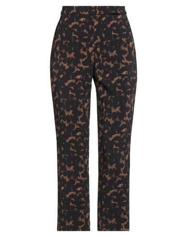 Theory Woman Pants Black Size 12 Polyester, Elastane In Black