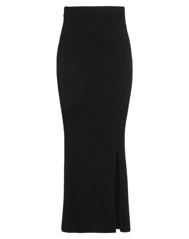 Vicolo Woman Midi Skirt Black Size Onesize Acrylic, Wool, Viscose, Alpaca Wool In Black