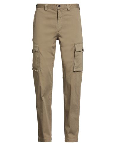 Woolrich Man Pants Khaki Size 32 Cotton, Elastane In Neutral