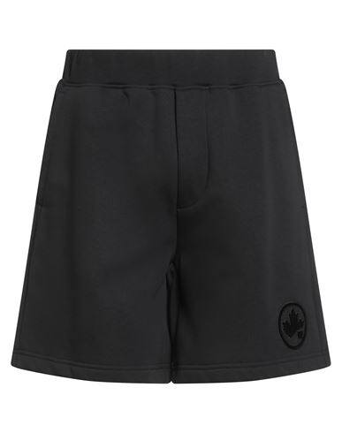 Dsquared2 Man Shorts & Bermuda Shorts Black Size L Cotton, Polyester, Elastane In Black