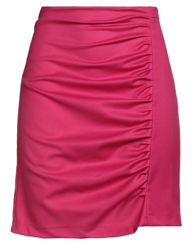 Marsēm Woman Mini Skirt Magenta Size 8 Polyester, Viscose, Elastane In Pink