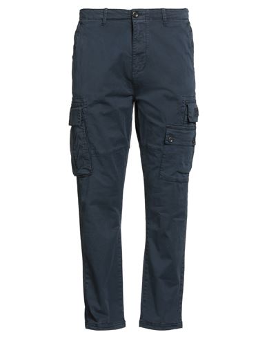 Aeronautica Militare Man Pants Navy Size 38 Cotton, Elastane In Blue