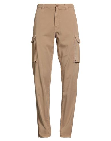 Aspesi Man Pants Camel Size 34 Lyocell, Cotton, Elastane In Brown