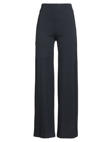 Siste's Woman Pants Midnight Blue Size L Viscose, Nylon, Elastane In Black