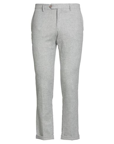 Exigo Man Pants Light Grey Size 40 Virgin Wool, Polyester, Elastane In Gray
