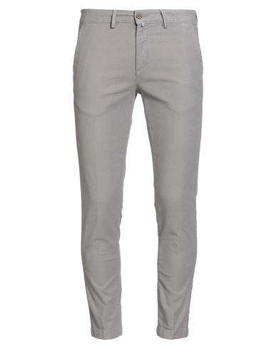 Exigo Man Pants Grey Size 38 Cotton, Elastane In Gray