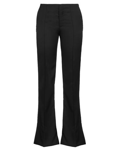 Chloé Grain De Poudre Wool Flare Pants In Black