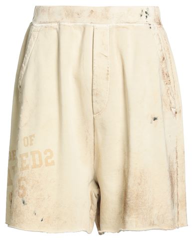 Dsquared2 Logo-print Distressed-effect Track Shorts In Neutral
