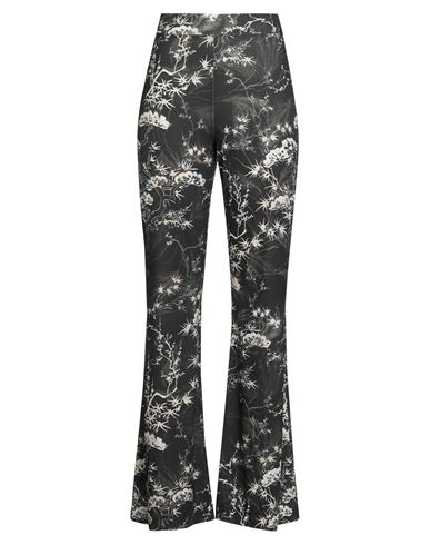 Siste's Woman Pants Black Size M Polyester, Elastane In Black