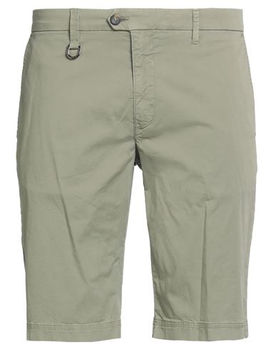 Aeronautica Militare Man Shorts & Bermuda Shorts Military Green Size 40 Cotton, Elastane In Green