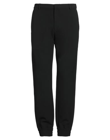 Emporio Armani Man Pants Black Size 40 Polyester, Viscose, Elastane In Black