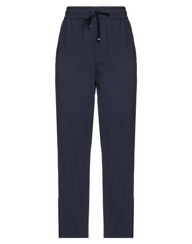 Marella Sport Woman Pants Midnight Blue Size 2 Polyester, Virgin Wool, Elastane In Blue
