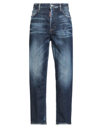 Dsquared2 Woman Jeans Blue Size 10 Cotton, Polyester, Elastane In Blue