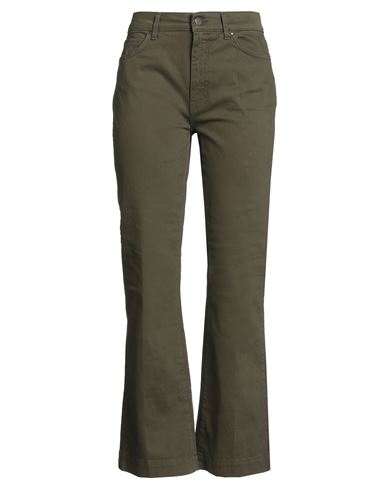 Cigala's Woman Pants Military Green Size 29 Cotton, Elastane