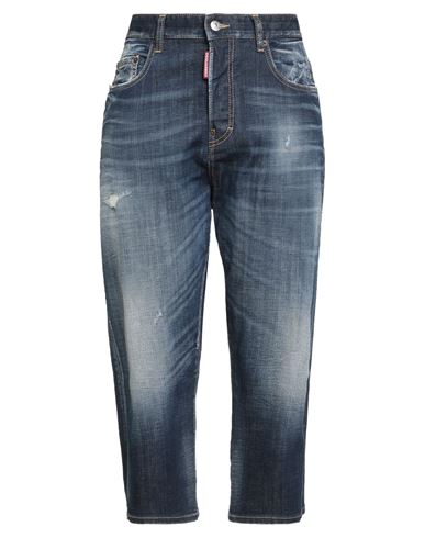 Dsquared2 Woman Jeans Blue Size 8 Cotton, Elastane In Blue