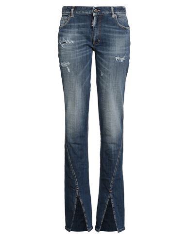 Dsquared2 Woman Jeans Blue Size 6 Cotton, Elastane In Blue