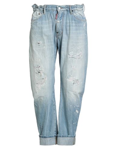 Dsquared2 Man Jeans Blue Size 38 Cotton, Polyester In Blue
