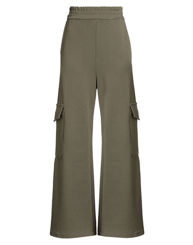 Haveone Woman Pants Military Green Size Xs Cotton In Multi