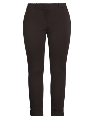 A.d.e.l.e.  1961 A. D.e. L.e. 1961 Woman Pants Dark Brown Size 12 Viscose, Polyamide, Elastane In Brown