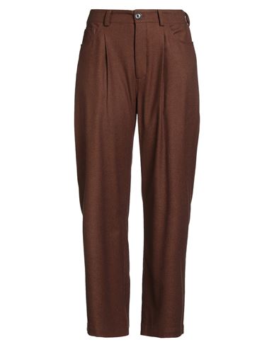 Nanushka Woman Pants Brown Size 31 Recycled Polyester, Viscose, Wool, Elastane In Brown