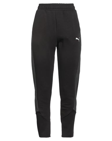 Puma Woman Pants Black Size S Cotton, Polyester