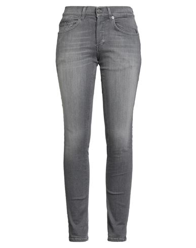 Dondup Woman Jeans Grey Size 29 Cotton, Elastomultiester, Elastane In Gray