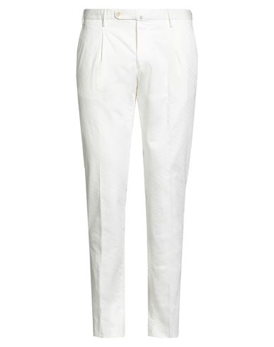 Gta Il Pantalone Man Pants Ivory Size 36 Cotton, Elastane In White
