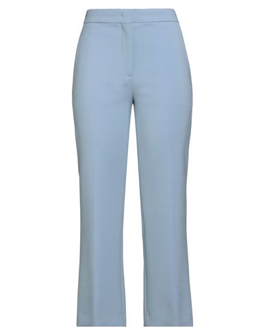 Rochas Woman Pants Sky Blue Size 4 Virgin Wool, Elastane, Polyamide