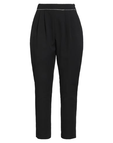 Gaudì Woman Pants Black Size 6 Polyester, Elastane In Black