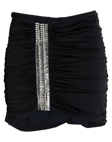 Simona Corsellini Edizione Limitata Woman Mini Skirt Black Size 8 Polyester, Elastane In Black