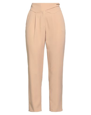 Gaudì Woman Pants Sand Size 10 Polyester, Elastane In Neutral