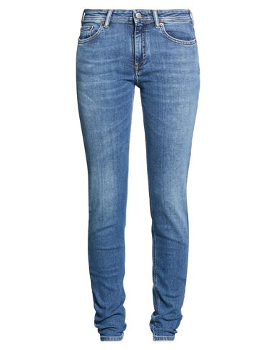 Acne Studios Blå Konst Woman Jeans Blue Size 27w-34l Cotton, Elastomultiester, Elastane
