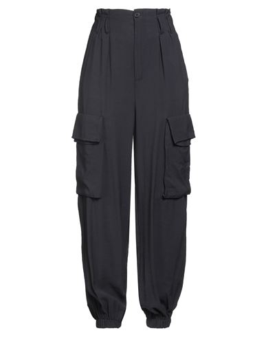 Vicolo Woman Pants Midnight Blue Size M Viscose, Polyester In Multi