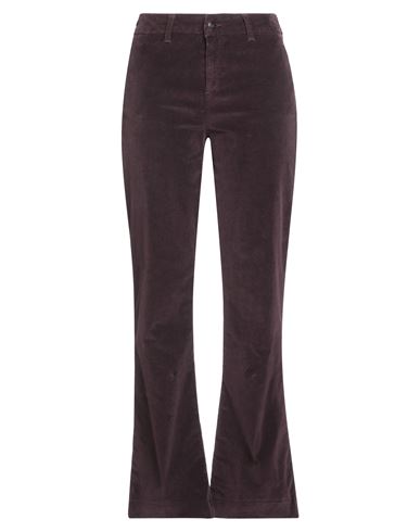 Lois Woman Pants Plum Size 31w-32l Cotton, Polyester, Elastane In Purple