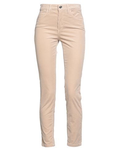 Caractere Caractère Èssential Woman Pants Beige Size 26 Cotton, Modal, Elastane In Neutral