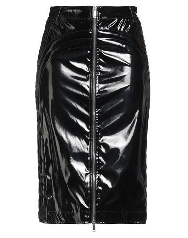 Iceberg Woman Midi Skirt Black Size 12 Polyester, Polyurethane