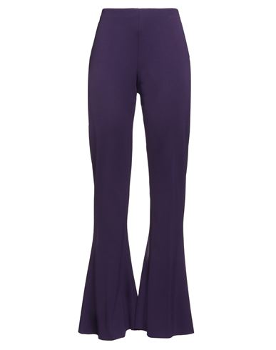 Liviana Conti Woman Pants Purple Size 8 Viscose, Polyamide, Elastane In Purple