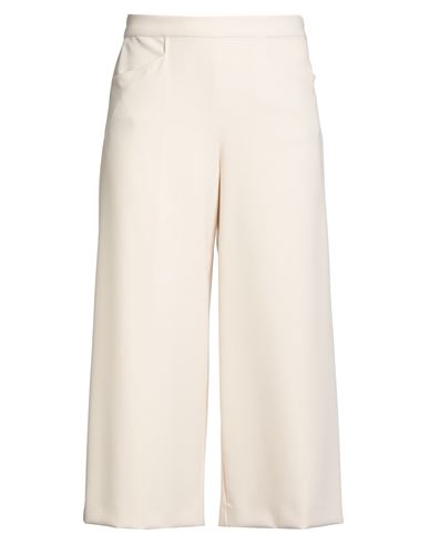 Caractere Caractère Woman Pants Cream Size 10 Polyester, Viscose, Elastane In White
