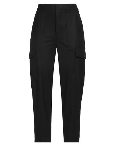 Ballantyne Woman Pants Black Size 10 Virgin Wool, Elastane In Black