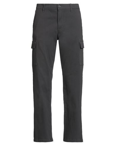 Only & Sons Man Pants Charcoal Size 33w-32l Cotton, Recycled Cotton, Elastane In Gray