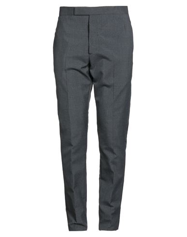 Thom Browne Man Pants Charcoal Size 3 Wool, Polyester In Gray