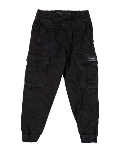 Replay & Sons Toddler Boy Pants Black Size 6 Cotton, Elastane In Black