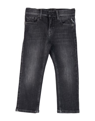 Replay & Sons Toddler Boy Jeans Black Size 6 Cotton, Elastane In Black