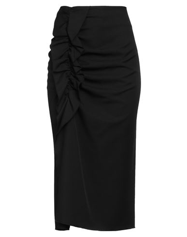 Vicolo Woman Midi Skirt Black Size M Polyester