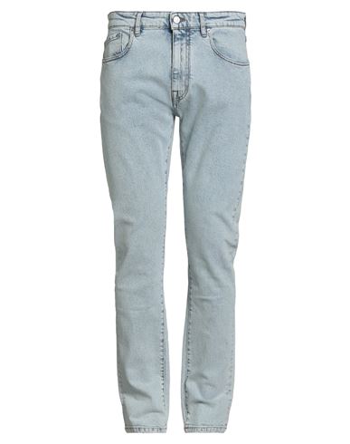 Belstaff Man Jeans Blue Size 34w-32l Cotton, Elastane In Blue