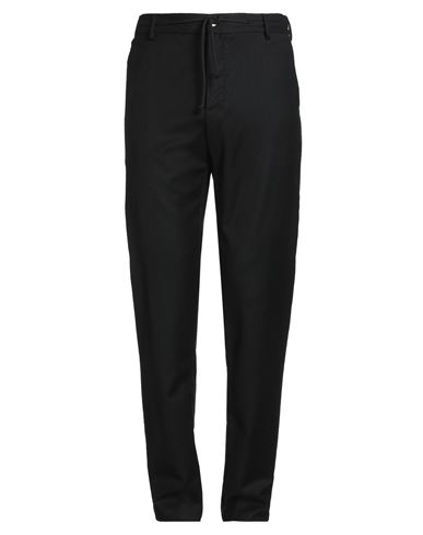 Tombolini Man Pants Black Size 38 Virgin Wool, Elastane In Black
