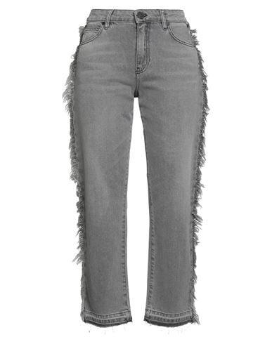 Gaelle Paris Gaëlle Paris Woman Jeans Grey Size 27 Cotton In Gray