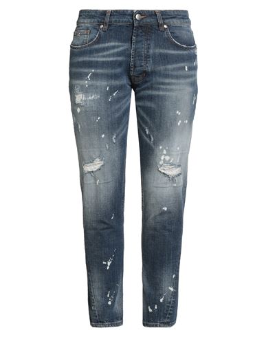 John Richmond Woman Jeans Blue Size 32 Cotton, Elastane In Blue