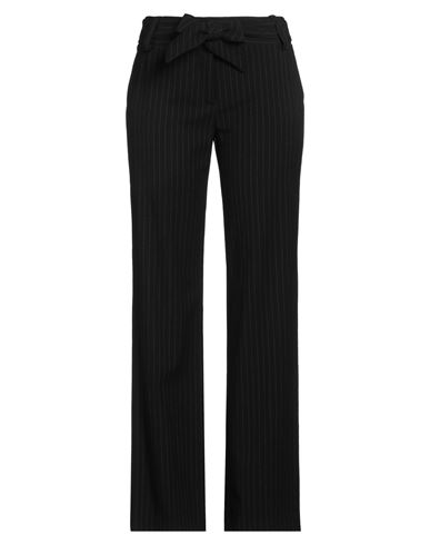 Mariella Rosati Woman Pants Black Size 8 Virgin Wool, Polyester