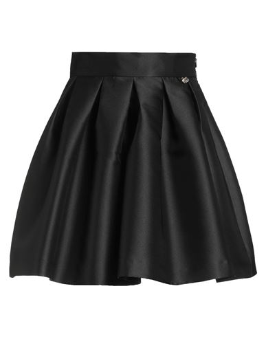 Relish Collection Woman Mini Skirt Black Size 4 Polyester